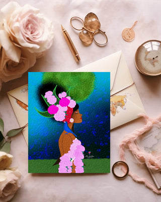 Greeting cards, birthday greeting cards, afro greeting cards