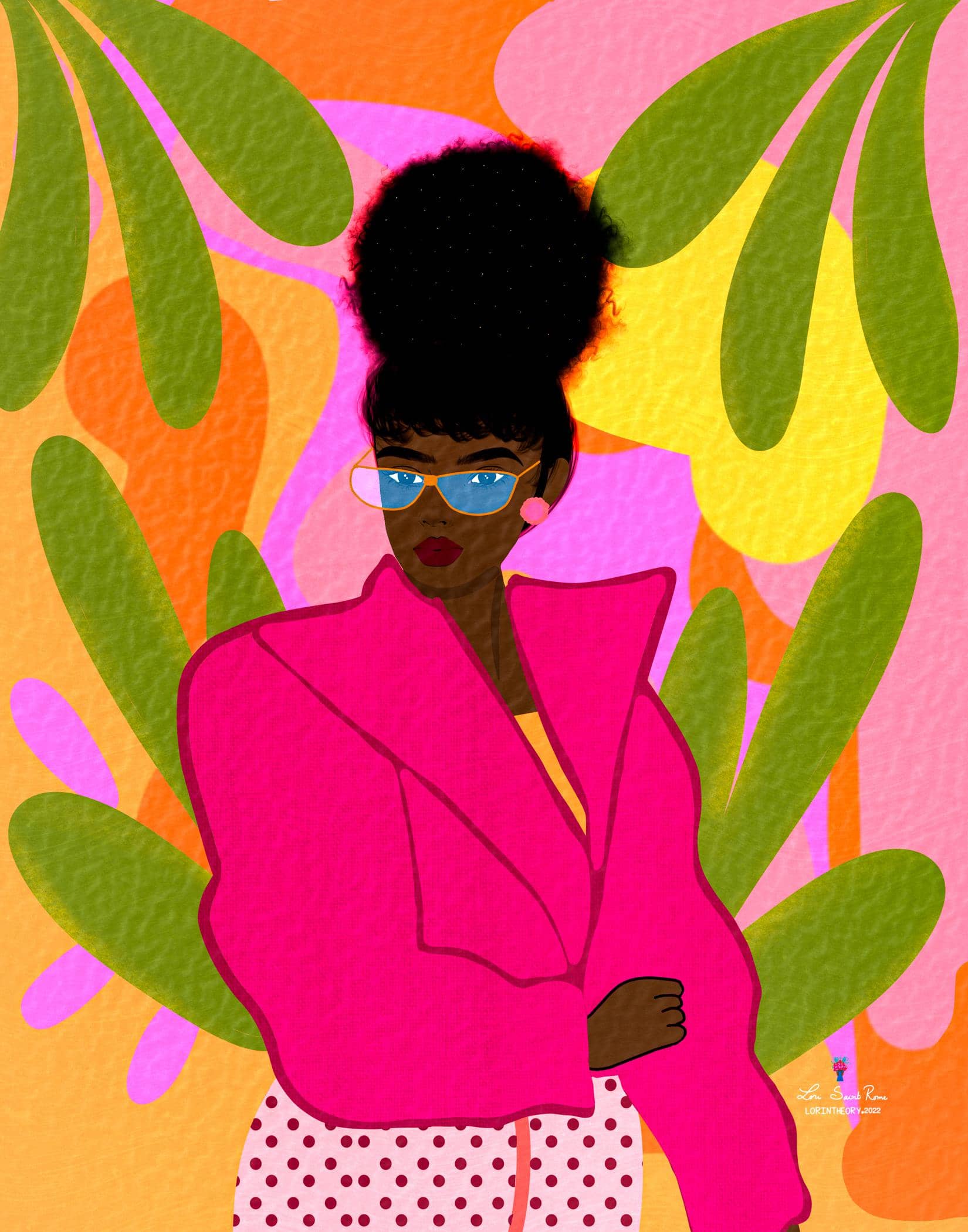 Fashionista Art, fashion Black woman