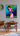 Colorful Afro Wall Art, Blackart, Contemporary art, feminine art