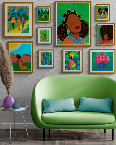 gallery afro wall art