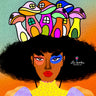 releasing art afro feminine wall art colorful