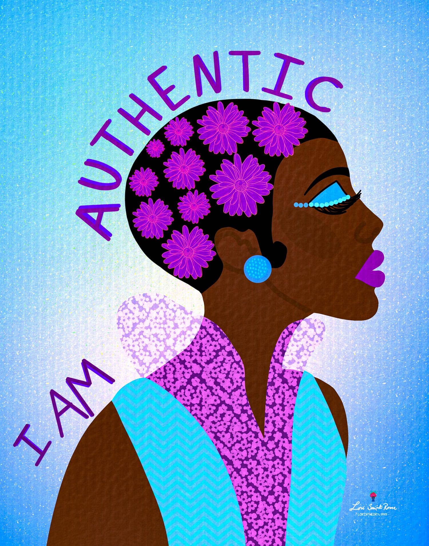 Limited Edition I am Authentic Giclée Wall Art