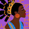I am Beautiful Afro Woman Wall Art Home Decor